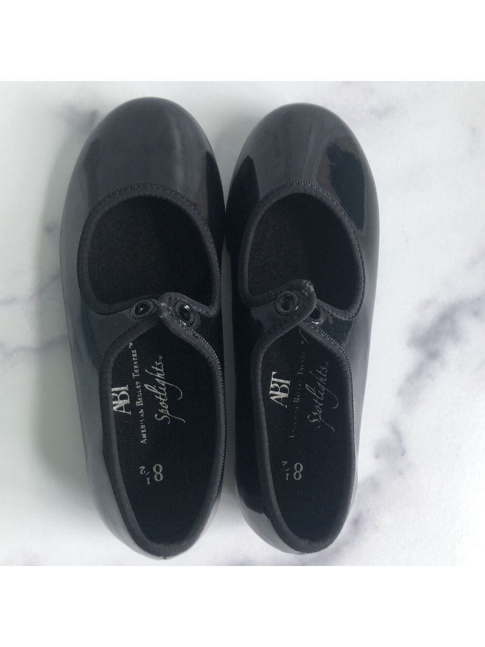 ABT by Spotlights Little Girls Tap Shoes Black Size 8.5